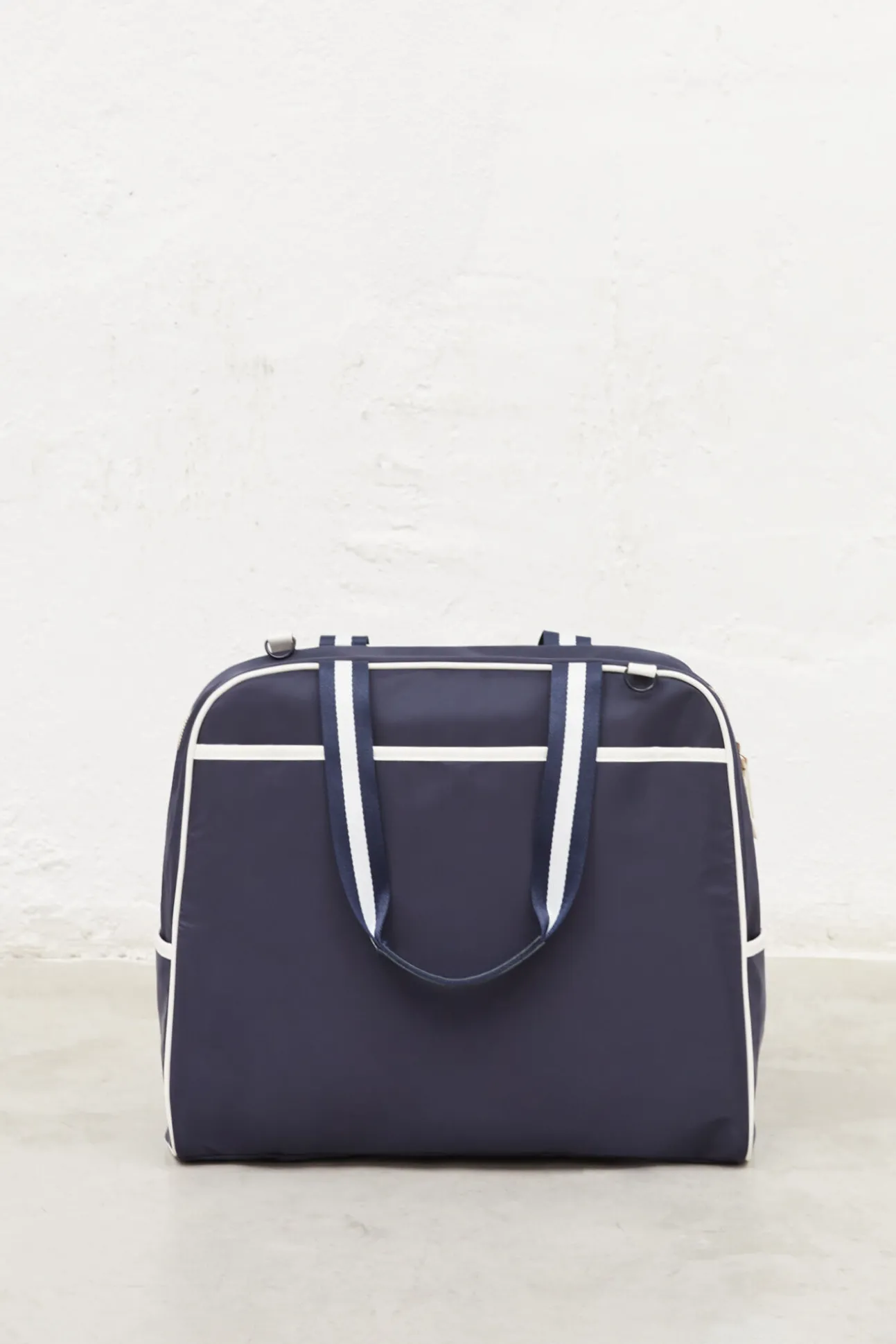 Bolso pádel efecto piel azul marino