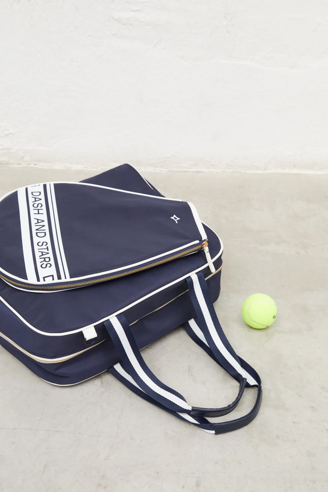 Bolso pádel efecto piel azul marino