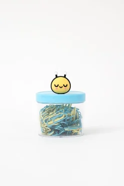Bote de clips de papel