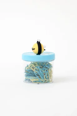 Bote de clips de papel