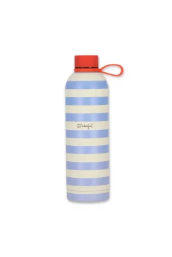 Botella térmica rayas azules y beige Walking on sunshine