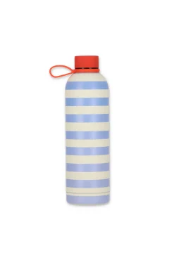 Botella térmica rayas azules y beige Walking on sunshine