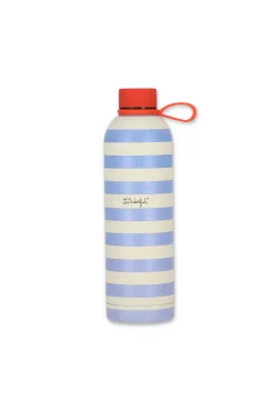 Botella térmica rayas azules y beige Walking on sunshine