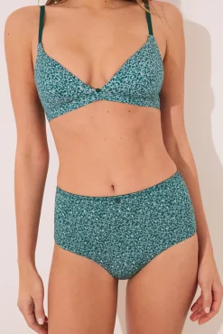 Braga alta clásica microfibra animal print