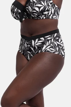 Braga alta estampado negro