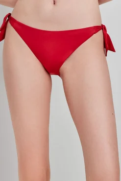 Braga bikini ajustable rojo