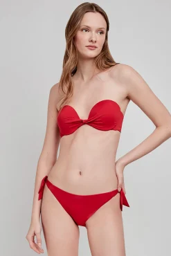 Braga bikini ajustable rojo