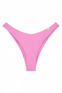 Braga bikini brasileña frunce naranja
