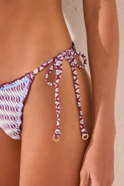 Braga bikini brasileña reversible mix prints