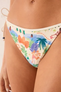 Braga bikini clásica paisaje tropical