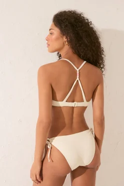 Braga bikini clásica tiras blanco