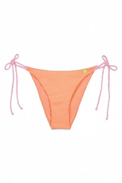 Braga bikini media tira naranja