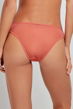 Braga clásica encaje naranja