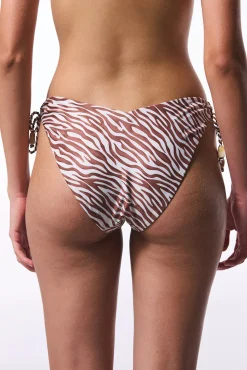Braga de bikini clásica print cebra
