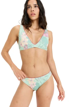 Braga de bikini clásica print flores