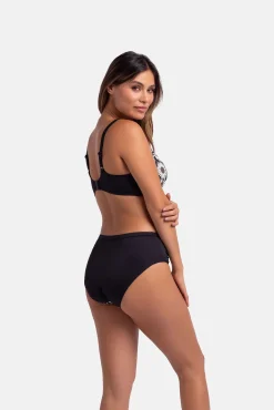 Braga de bikini media clásica estampada