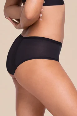 Braga menstrual con malla negra – Absorción fuerte