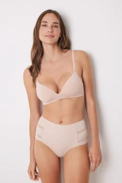 Braga reductora alta nude tul