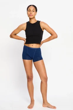Braga short menstrual clásica bambú Le Mer Blue Moderada