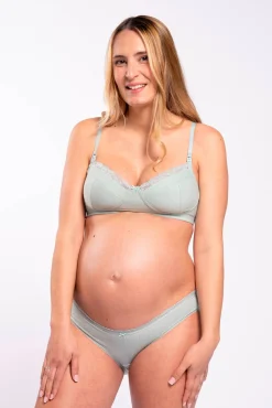 Braguita basica premamá de algodón