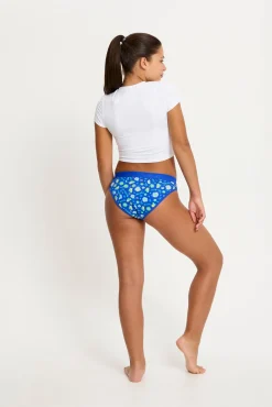 Braguita menstrual adolescente flujo moderado Boho Botanical Blue