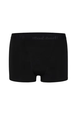 Braguita menstrual adolescente hipster boyshort algodón orgánico negra absorción Moderada Abundante