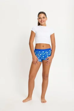 Braguita menstrual adolescente flujo moderado Boho Botanical Blue