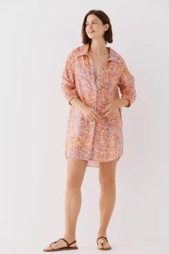 Caftán túnica estampado