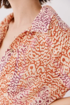 Caftán túnica estampado