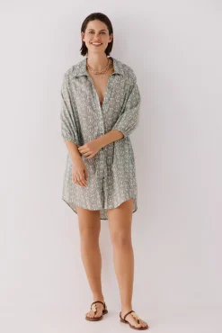 Caftán túnica estampado