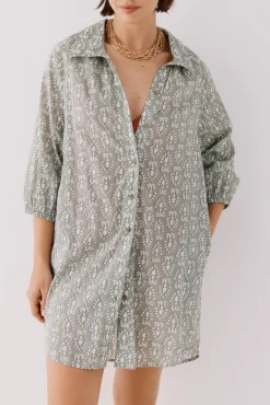 Caftán túnica estampado