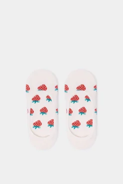 Calcetín invisible fresas