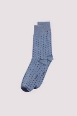 Calcetín jacquard lunares