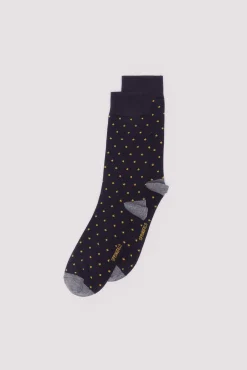 Calcetín largo jacquard