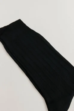 Calcetín liso vestir