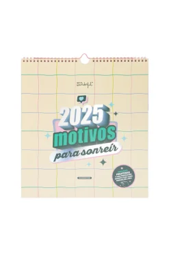Calendario de pared rasca-rasca 2025 motivos para sonreír