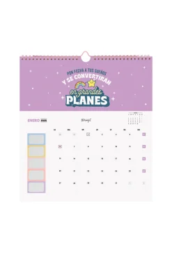 Calendario de pared rasca-rasca 2025 motivos para sonreír