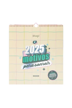 Calendario de pared rasca-rasca 2025 motivos para sonreír