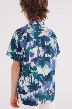 Camisa flores niño