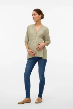 Camisa fluida maternity y lactancia