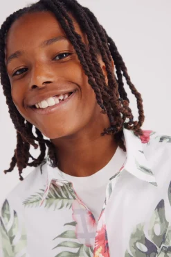 Camisa hawaiana niño