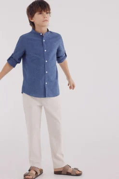 Camisa lino niño