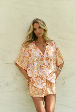 Camisa manga corta oversize Paige