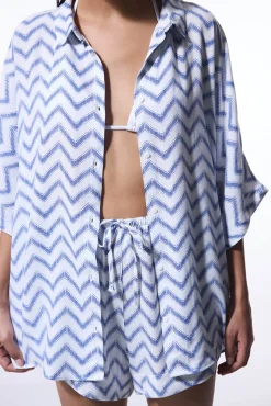 Camisa oversized rayas