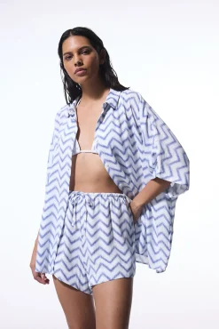 Camisa oversized rayas