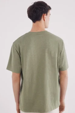 Camiseta algodón slub