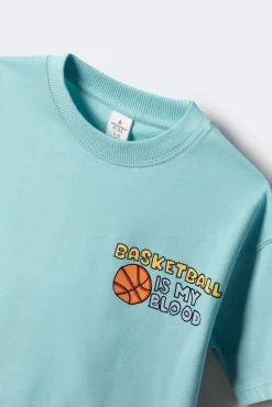 Camiseta balón niño