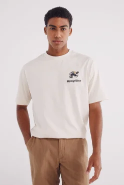 Camiseta bordado étnico