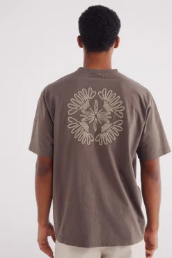 Camiseta bordados círculo