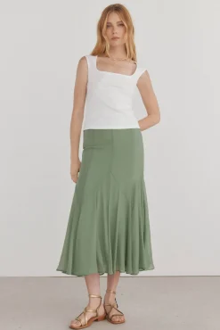 Camiseta básica canalé sin mangas
